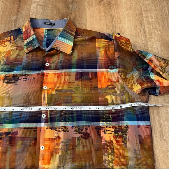 Bugatchi | Multicolor button down shirt - Picture 9 of 10